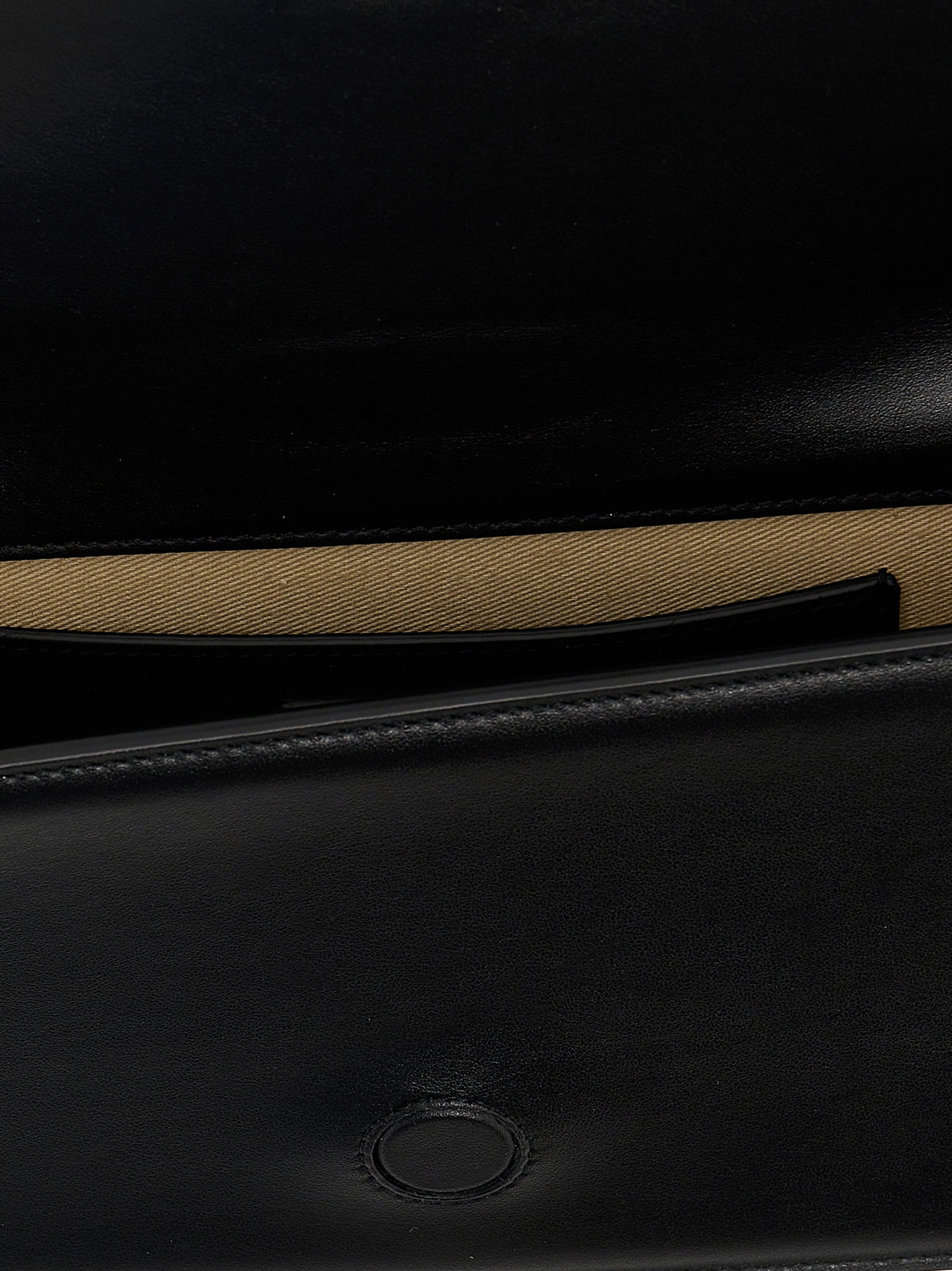 Sac porté épaule Jacquemus en cuir de vachette noir