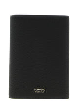 Portefeuille Tom Ford en cuir de veau noir