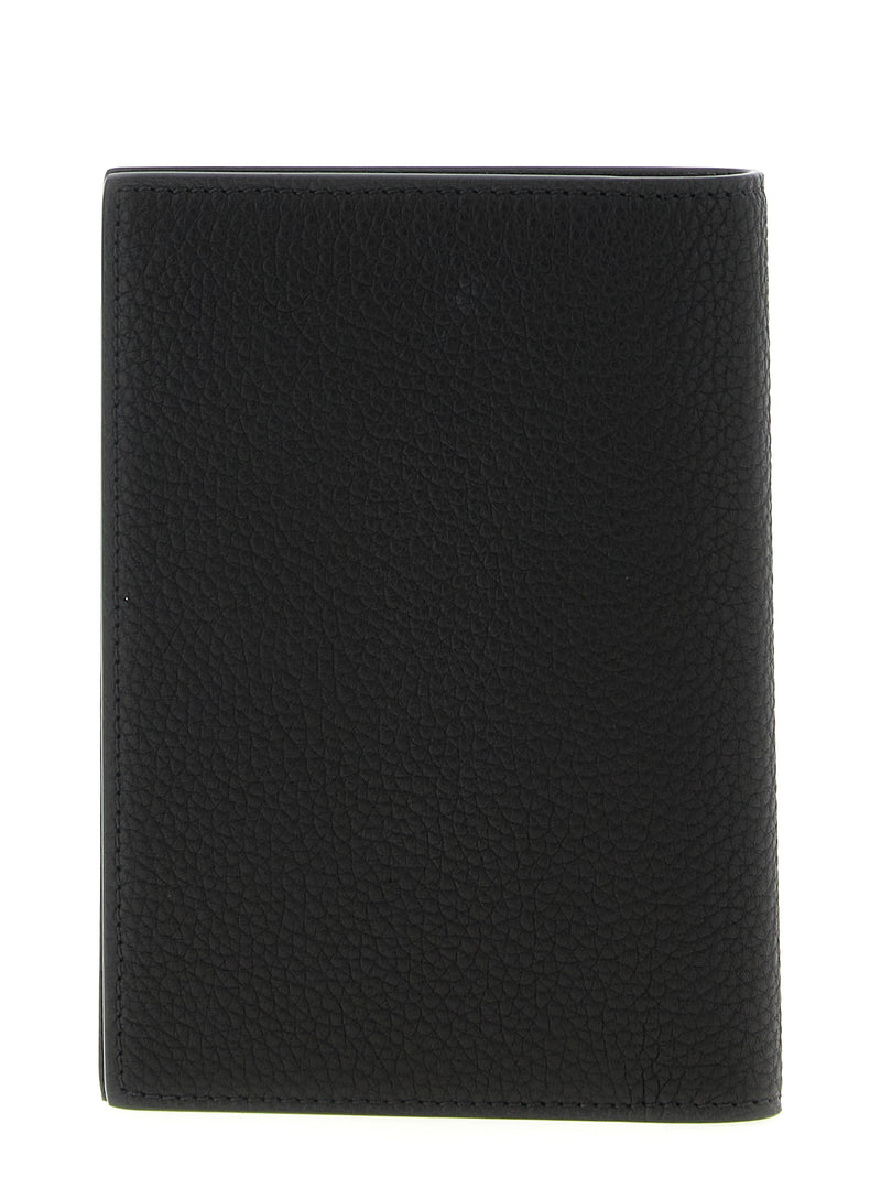 Portefeuille Tom Ford en cuir de veau noir