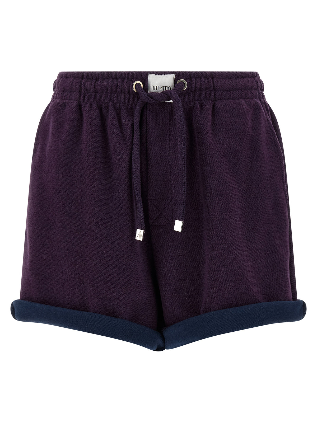 Le short bermuda The Attico en coton violet