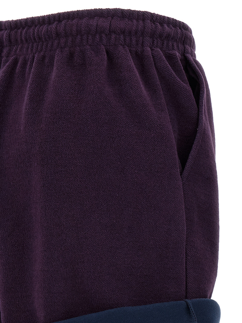 Le short bermuda The Attico en coton violet