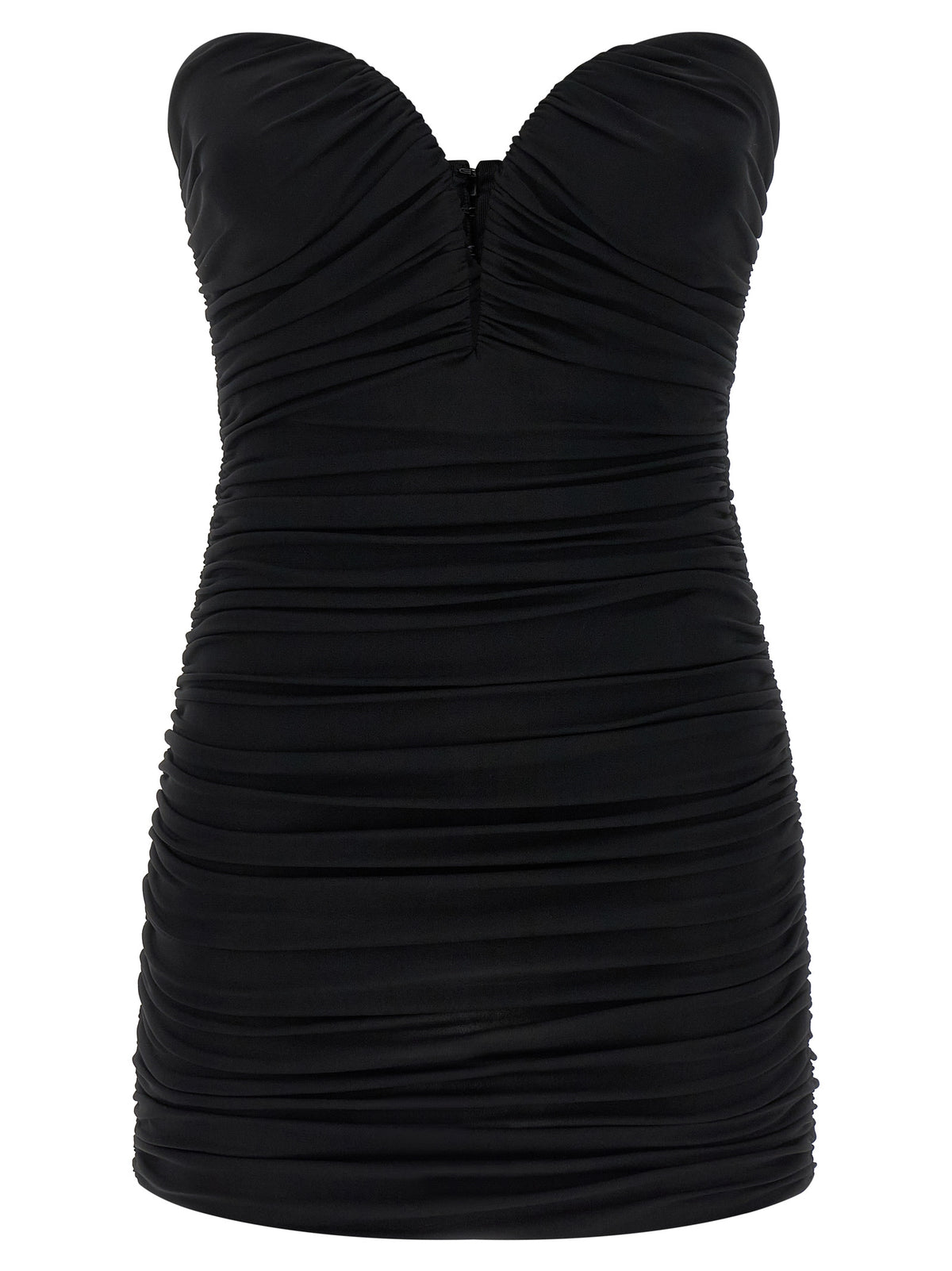 Robe courte Elisabetta Franchi noire en viscose
