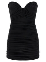 Robe courte Elisabetta Franchi noire en viscose