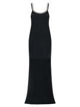 Tom Ford Black Acetate Long Dress
