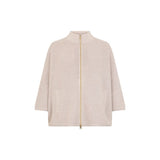 Herno Beige Cotton Cardigan for Women