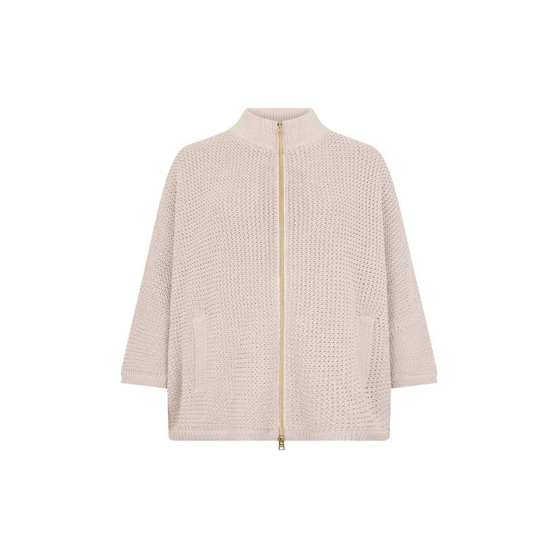 Herno Beige Cotton Cardigan for Women