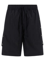 Short bermuda noir en coton Thom Krom