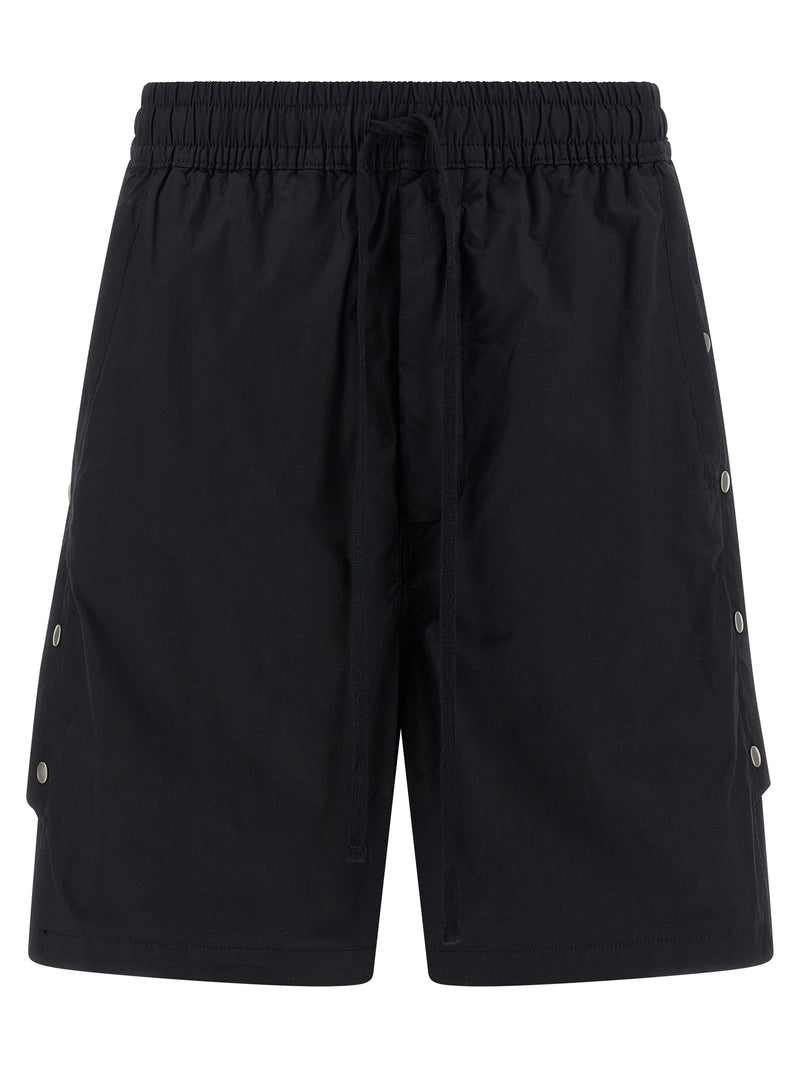 Thom Krom Black Cotton Bermuda Shorts
