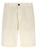 Shorts bermuda Incotex blancs en coton