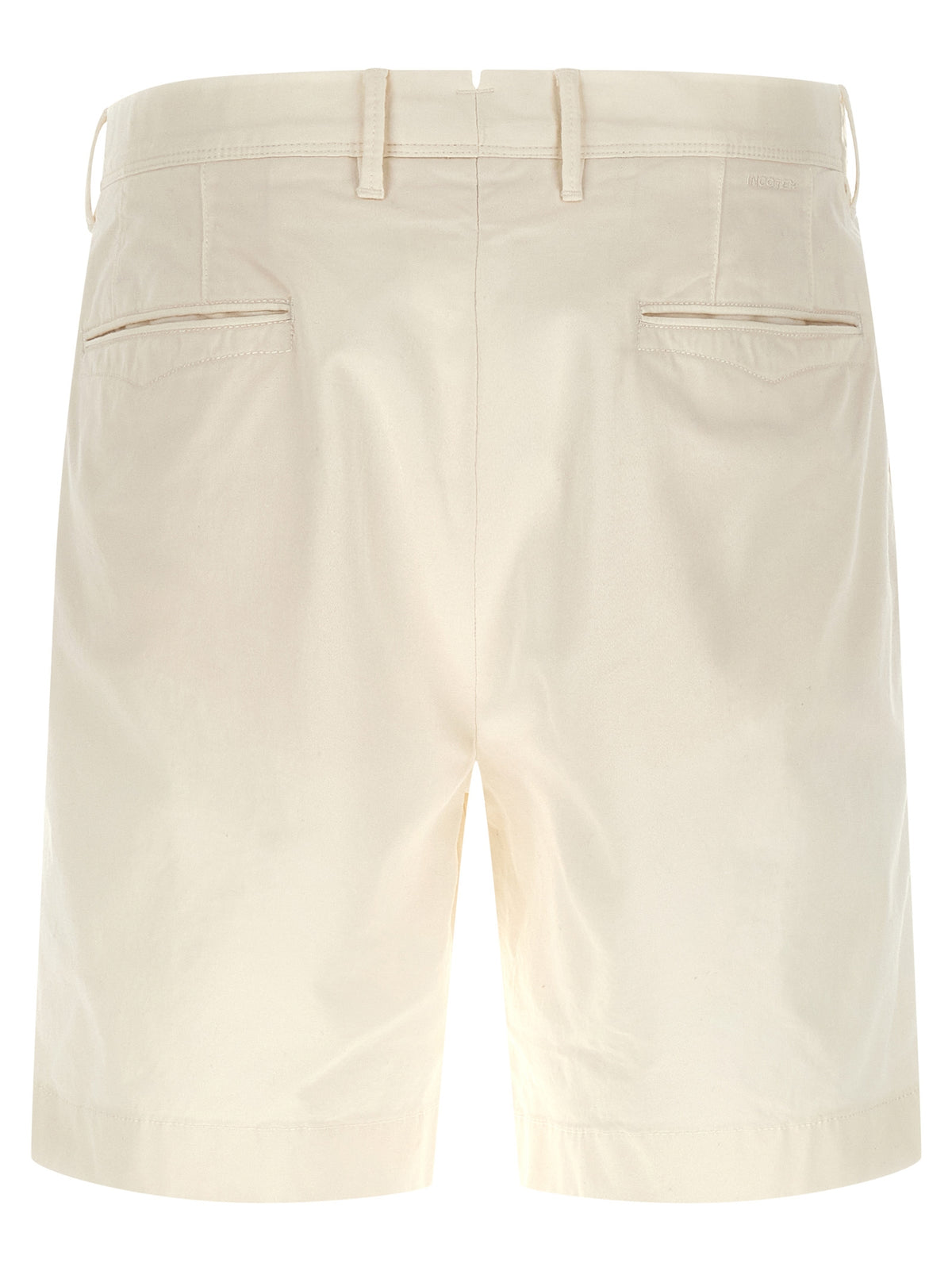 Shorts bermuda Incotex blancs en coton