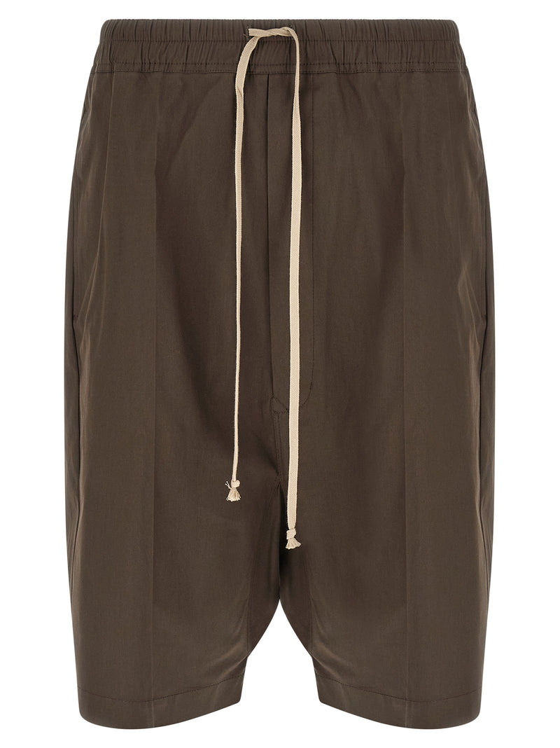 Bermuda en coton marron Rick Owens