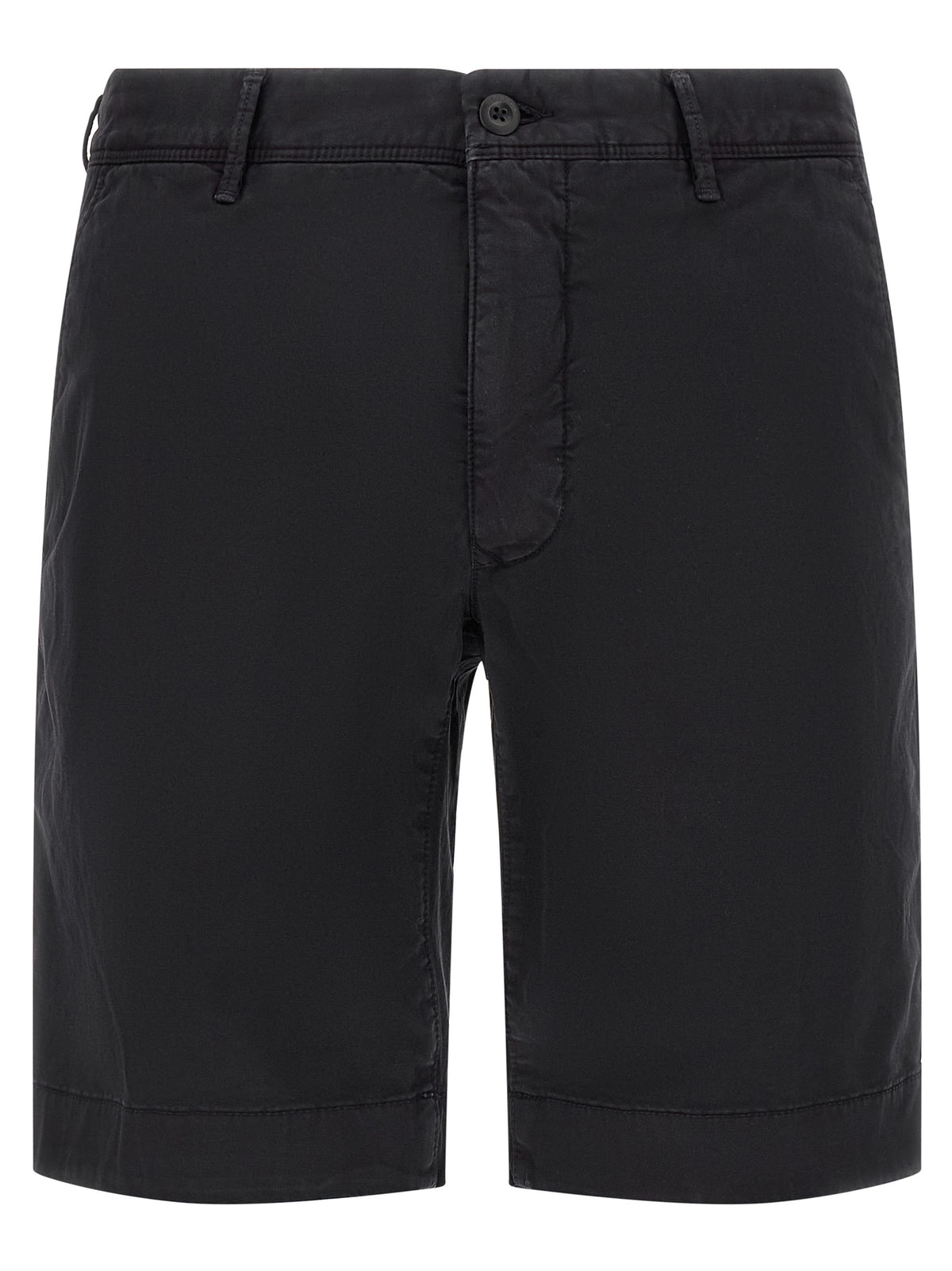 Incotex Model 11S215 Blue Cotton Bermuda Shorts