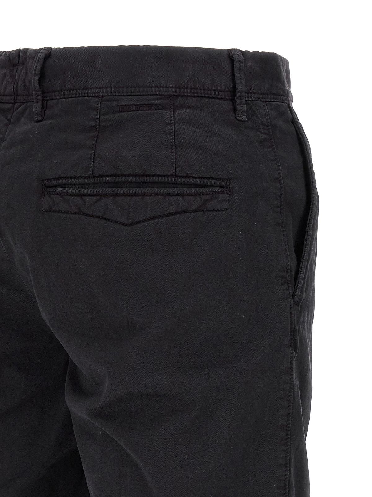 Incotex Model 11S215 Blue Cotton Bermuda Shorts
