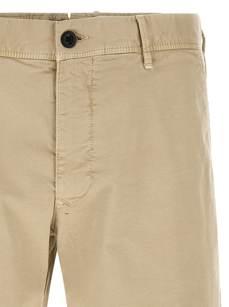 Incotex Beige Cotton Bermuda Shorts
