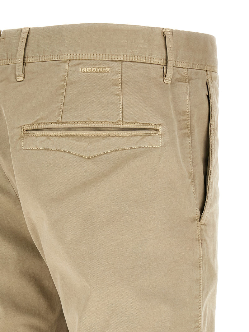 Incotex Beige Cotton Bermuda Shorts