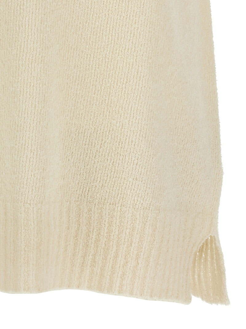 MA'RY'YA Beige Cotton Polo Shirt for Men