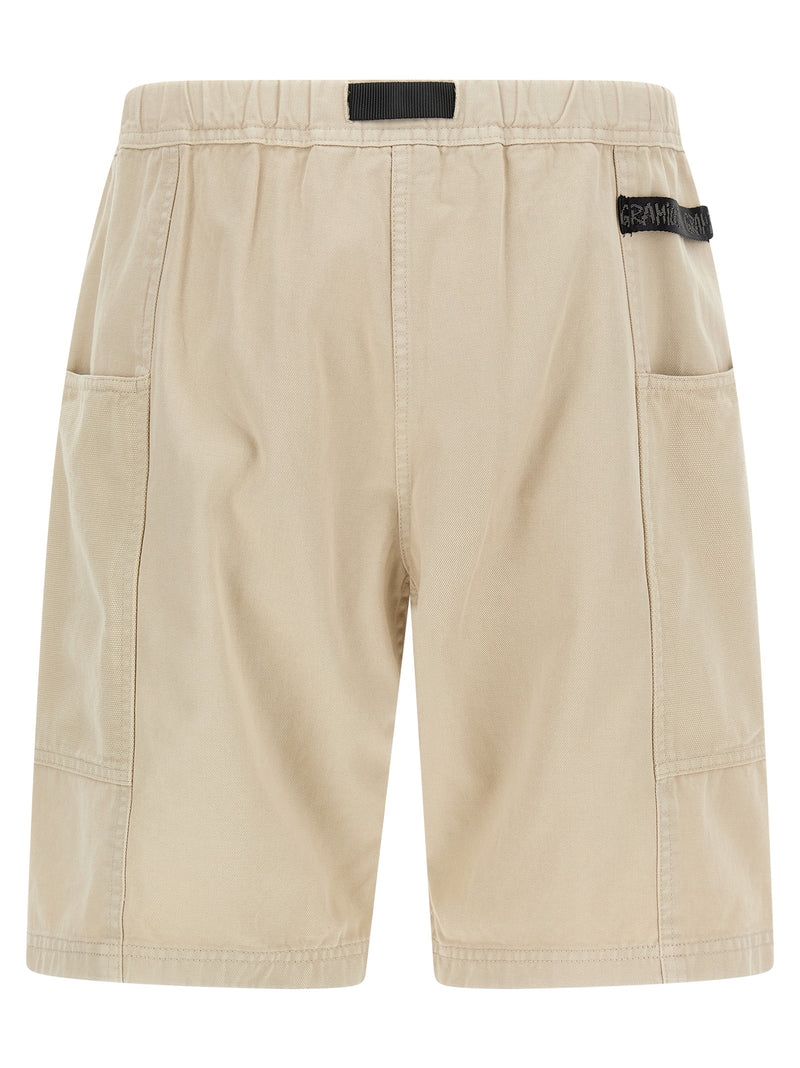 Gramicci Beige Cotton Bermuda Shorts for Men