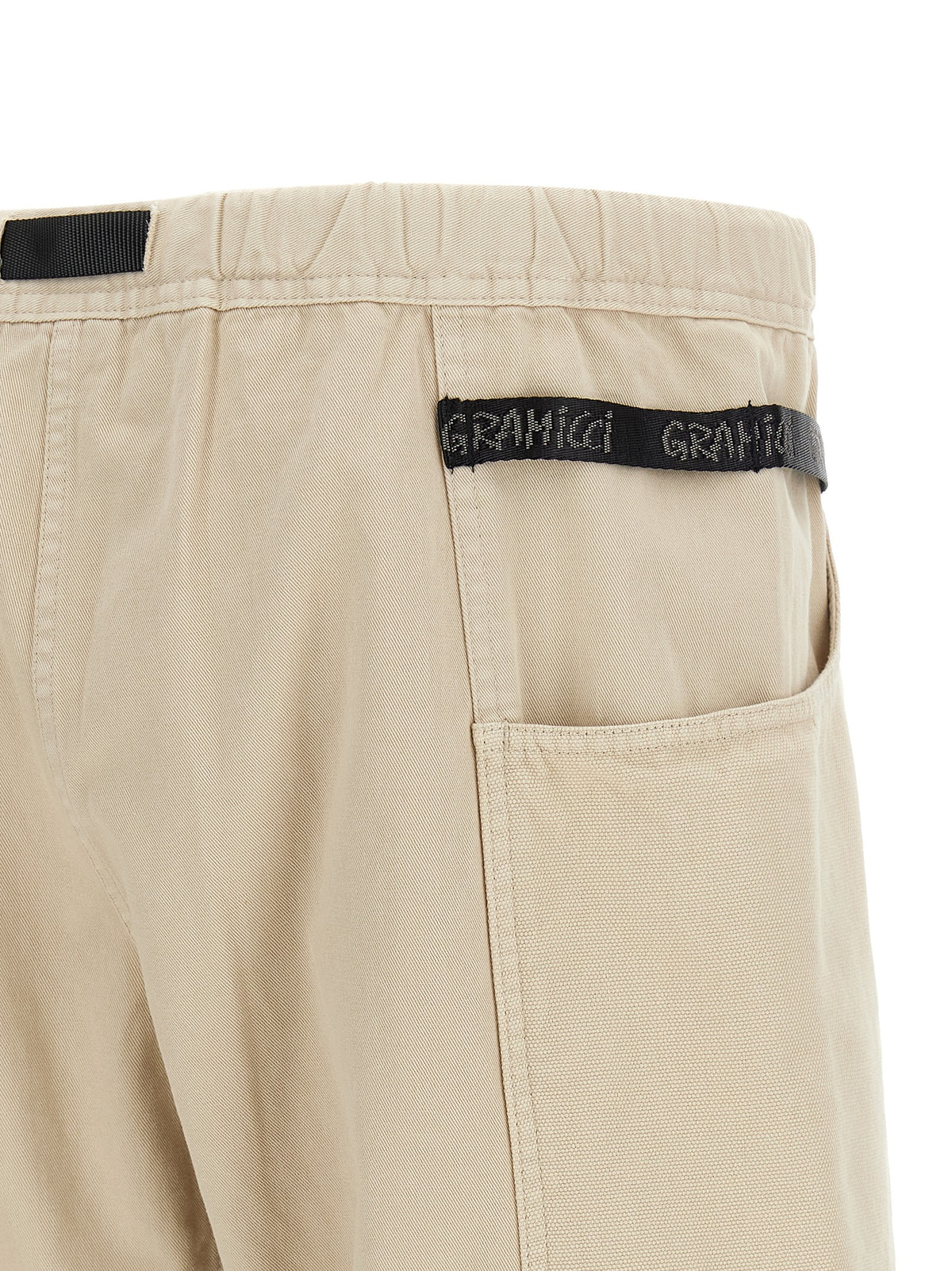 Gramicci Beige Cotton Bermuda Shorts for Men