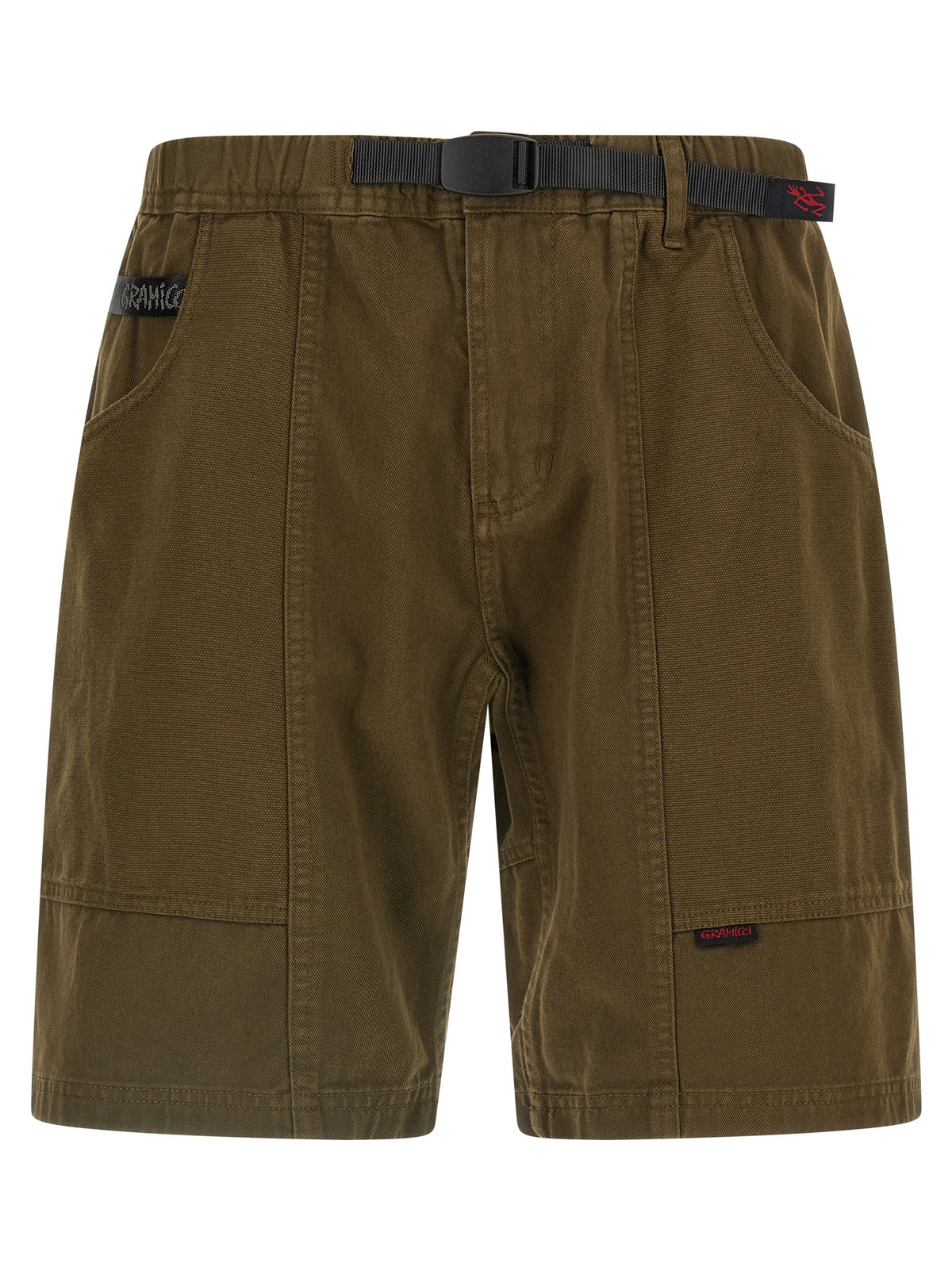 Shorts Bermudes en coton marron Gramicci