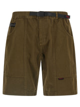 Shorts Bermudes en coton marron Gramicci
