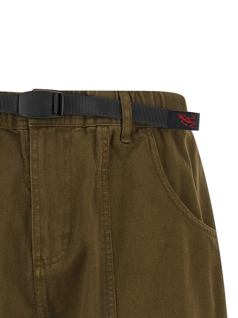 Shorts Bermudes en coton marron Gramicci