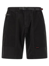Gramicci Gadget Black Cotton Bermuda Shorts for Men
