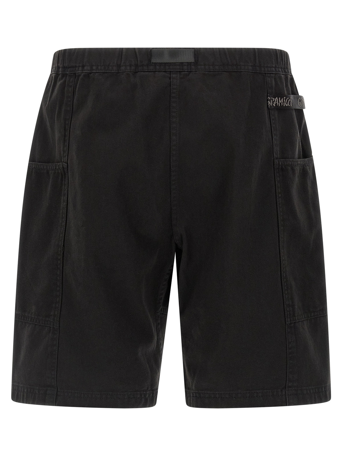 Gramicci Gadget Black Cotton Bermuda Shorts for Men
