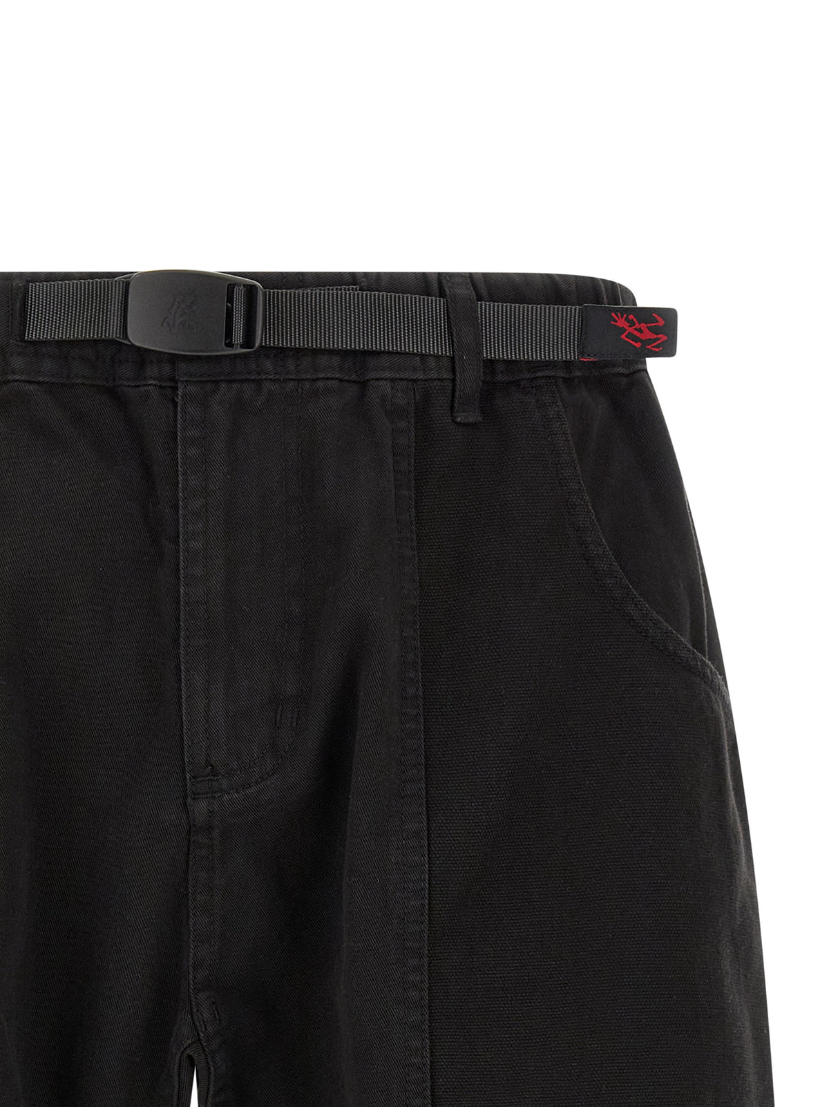 Gramicci Gadget Black Cotton Bermuda Shorts for Men