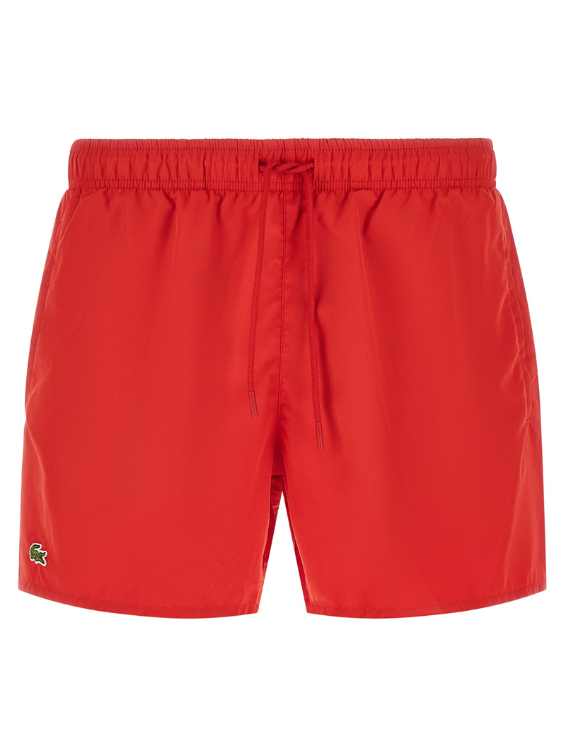 Shorts Lacoste en polyester multicolore