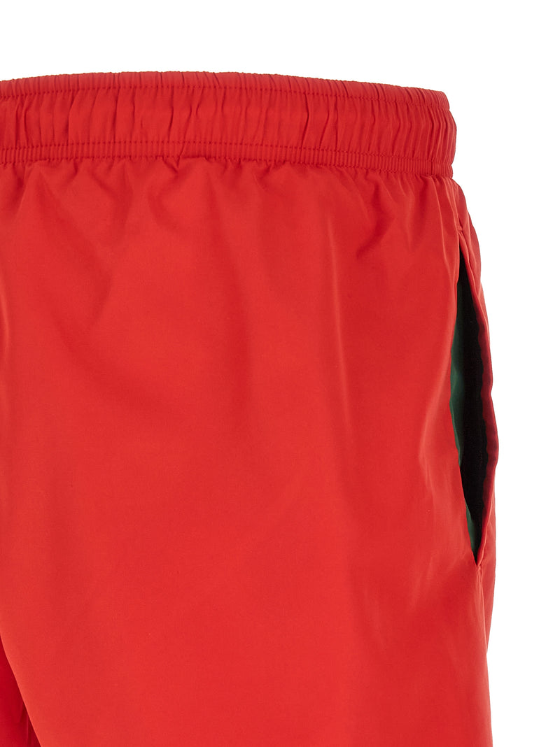 Shorts Lacoste en polyester multicolore