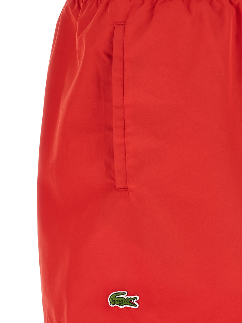 Shorts Lacoste en polyester multicolore