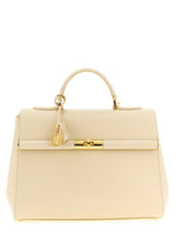 Dolce & Gabbana Marlene White Lamb Leather Handbag