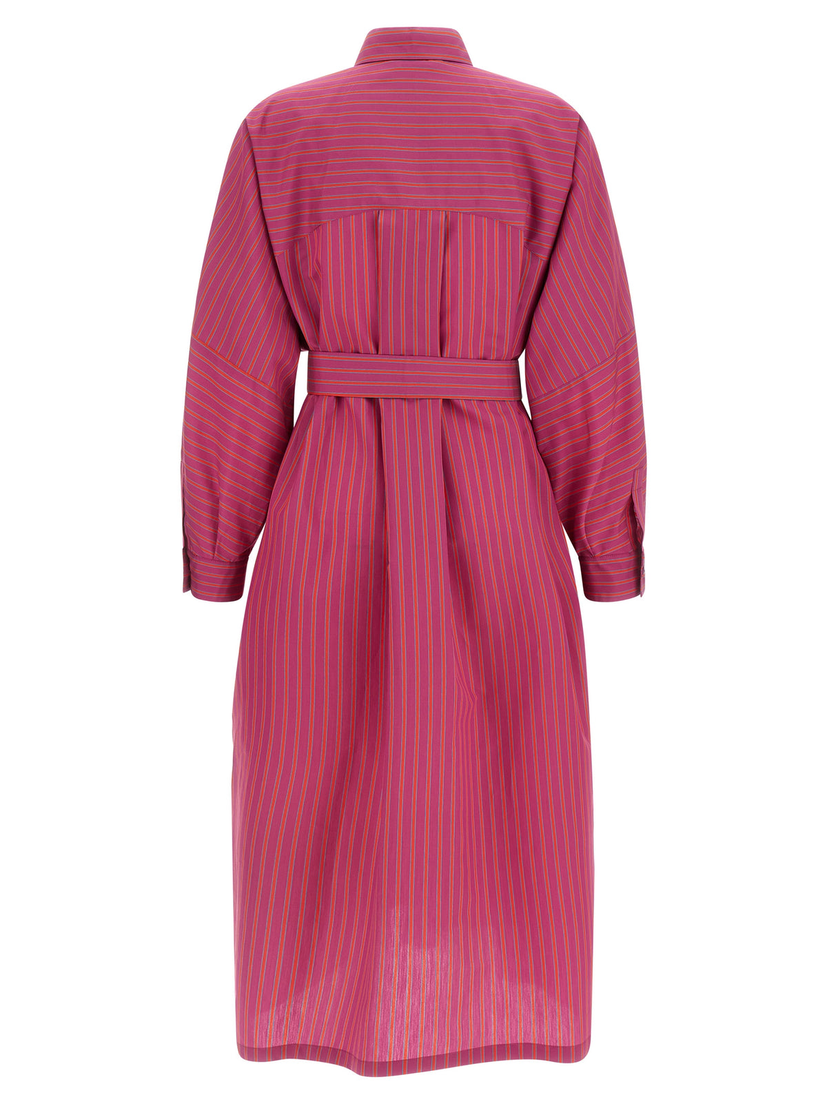 Robe longue Max Mara en coton violet