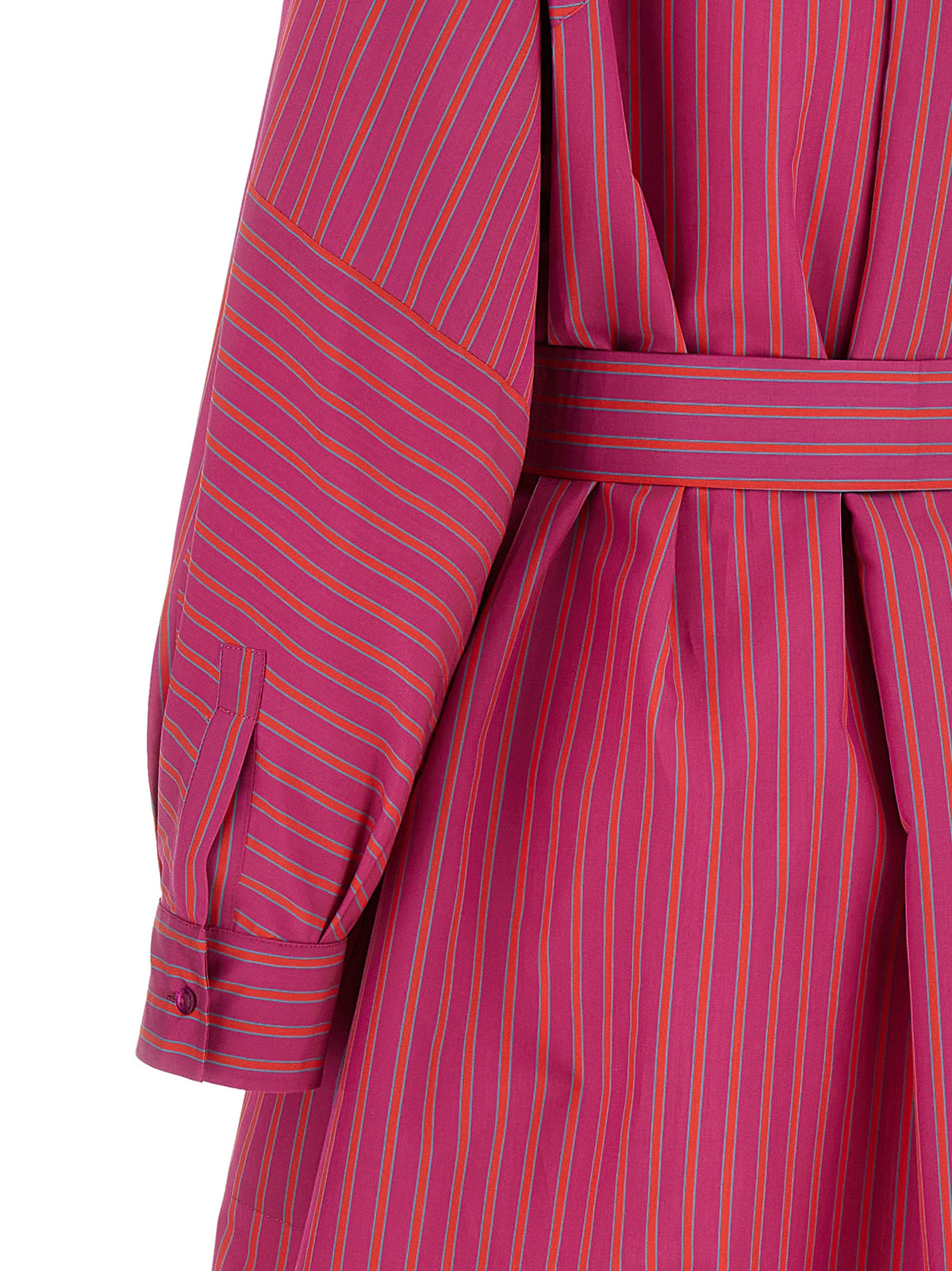 Robe longue Max Mara en coton violet