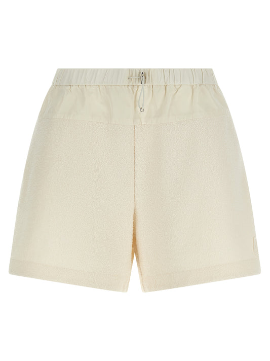 Shorts Bermudas Moncler en Polyester Blanc