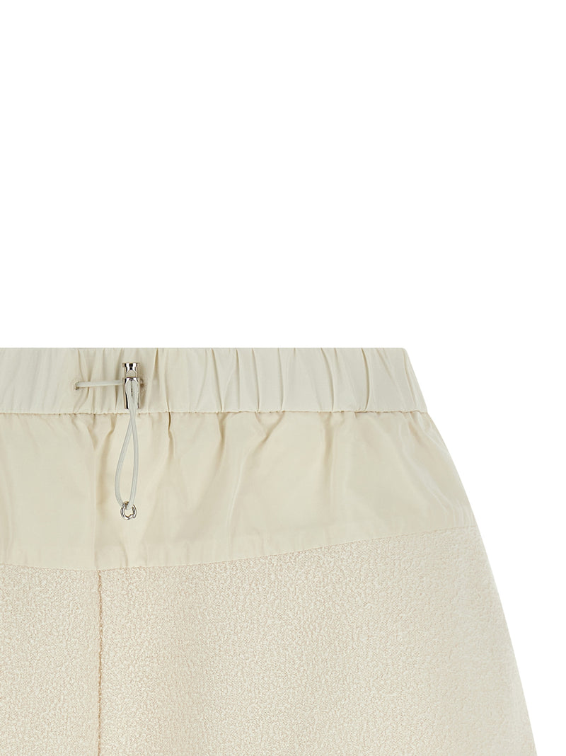 Shorts Bermudas Moncler en Polyester Blanc