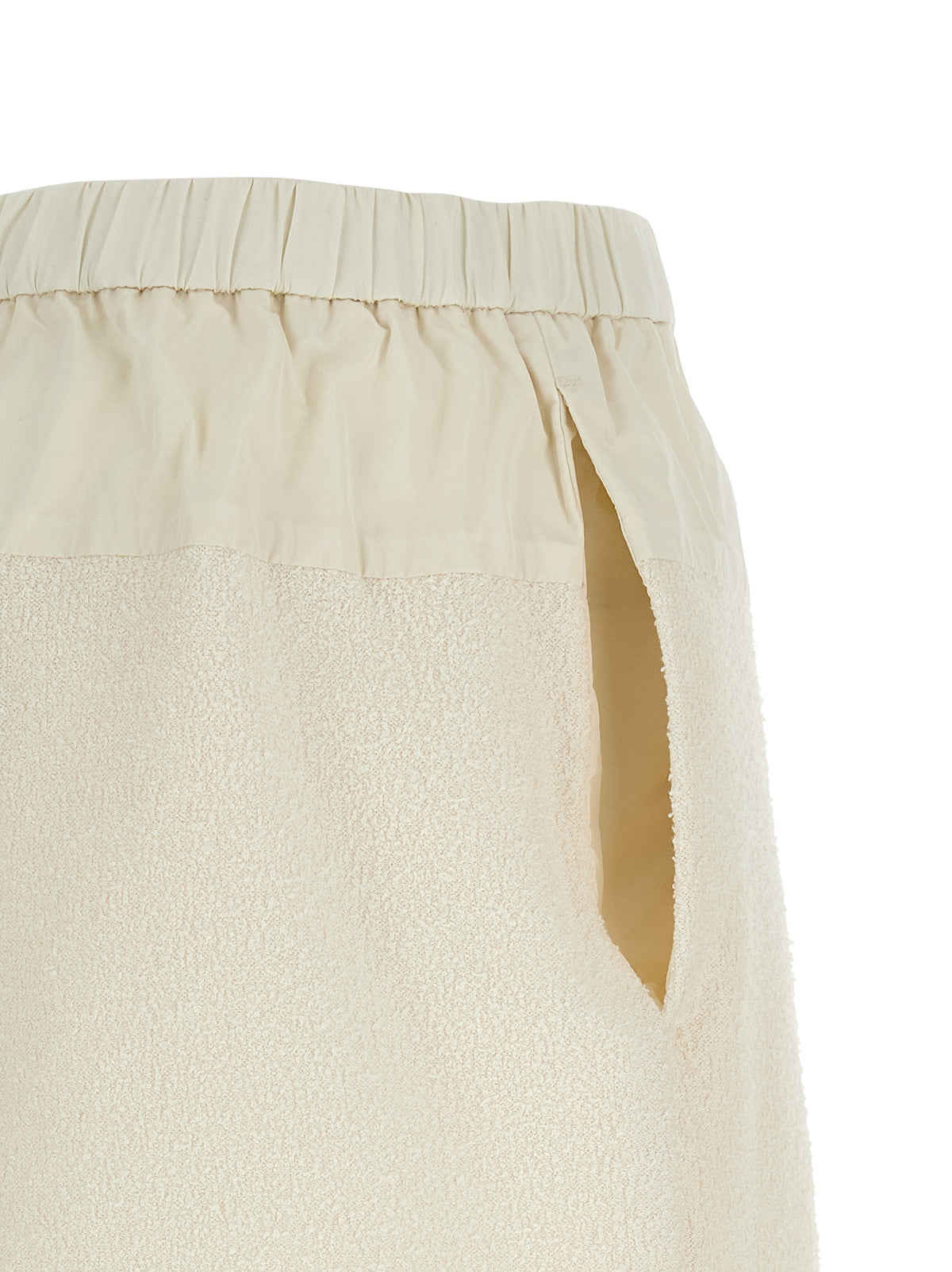 Shorts Bermudas Moncler en Polyester Blanc