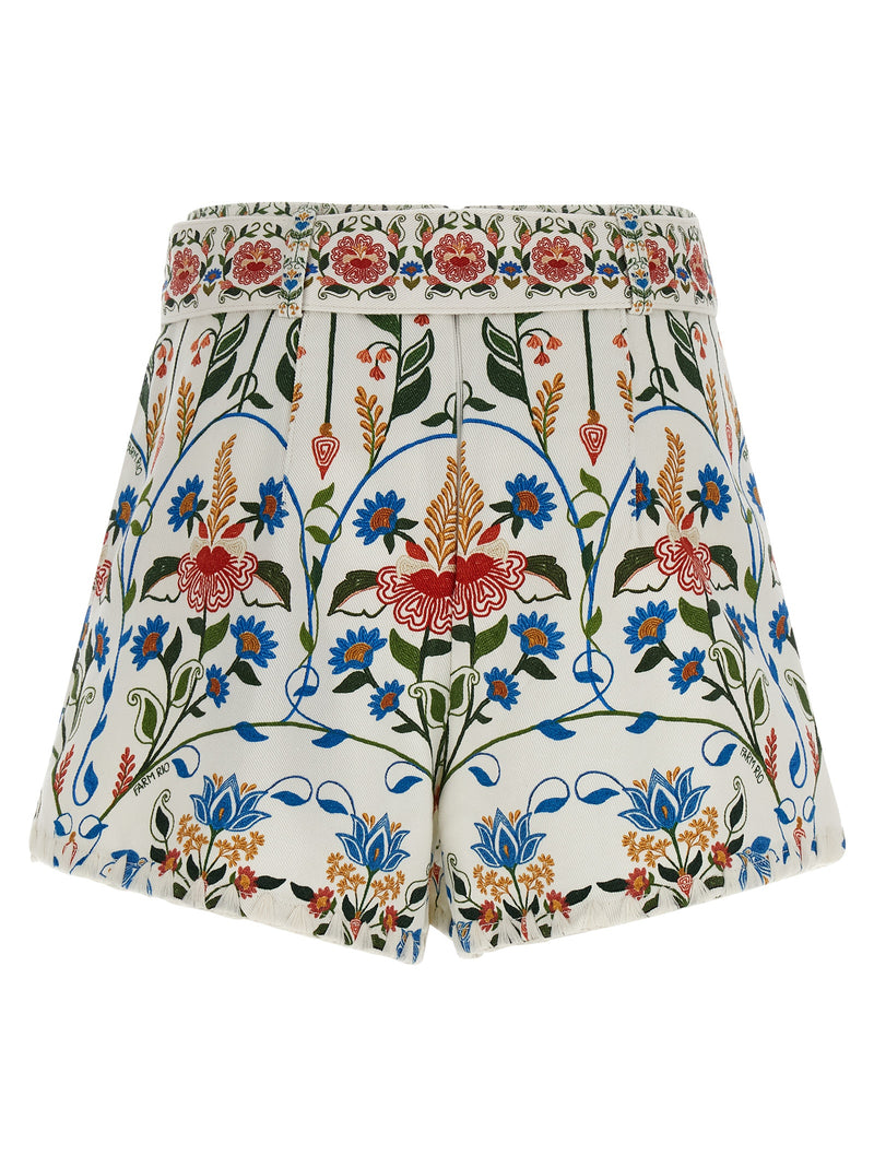Shorts bermudas en coton multicolores FARM RIO