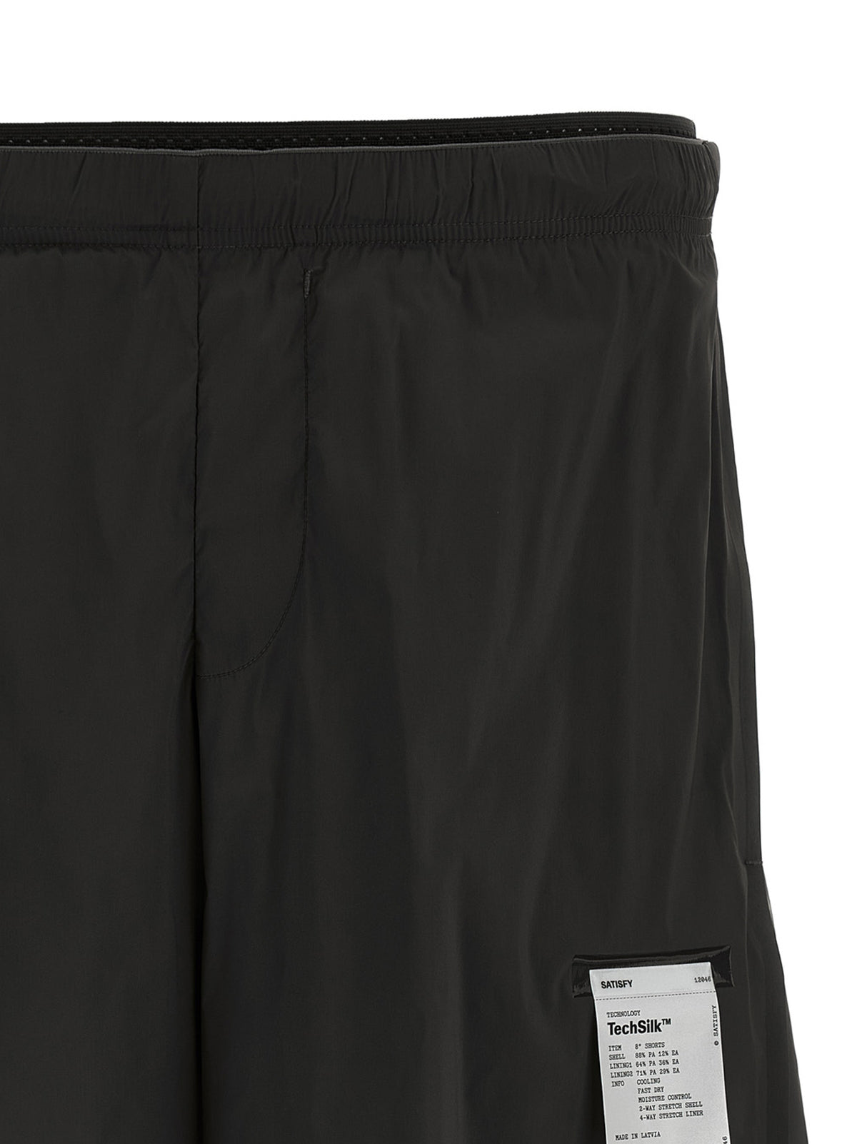 SATISFY Short Bermuda en Nylon Noir