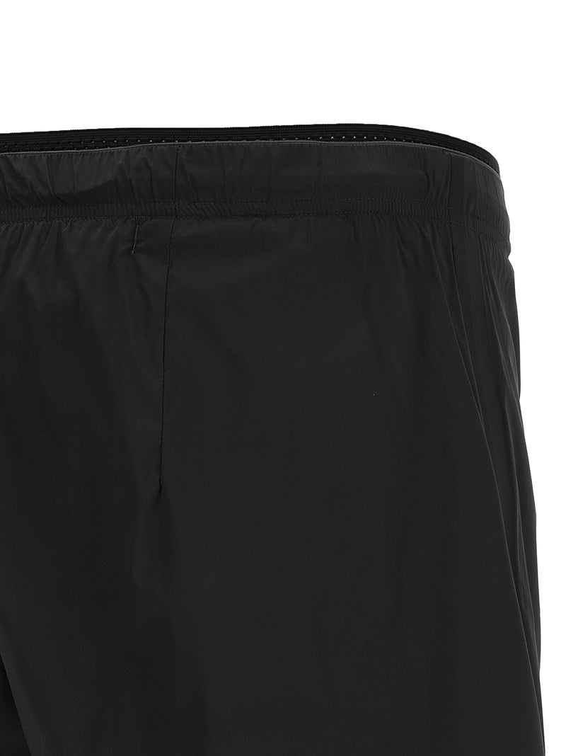 SATISFY Black Nylon Bermuda Shorts