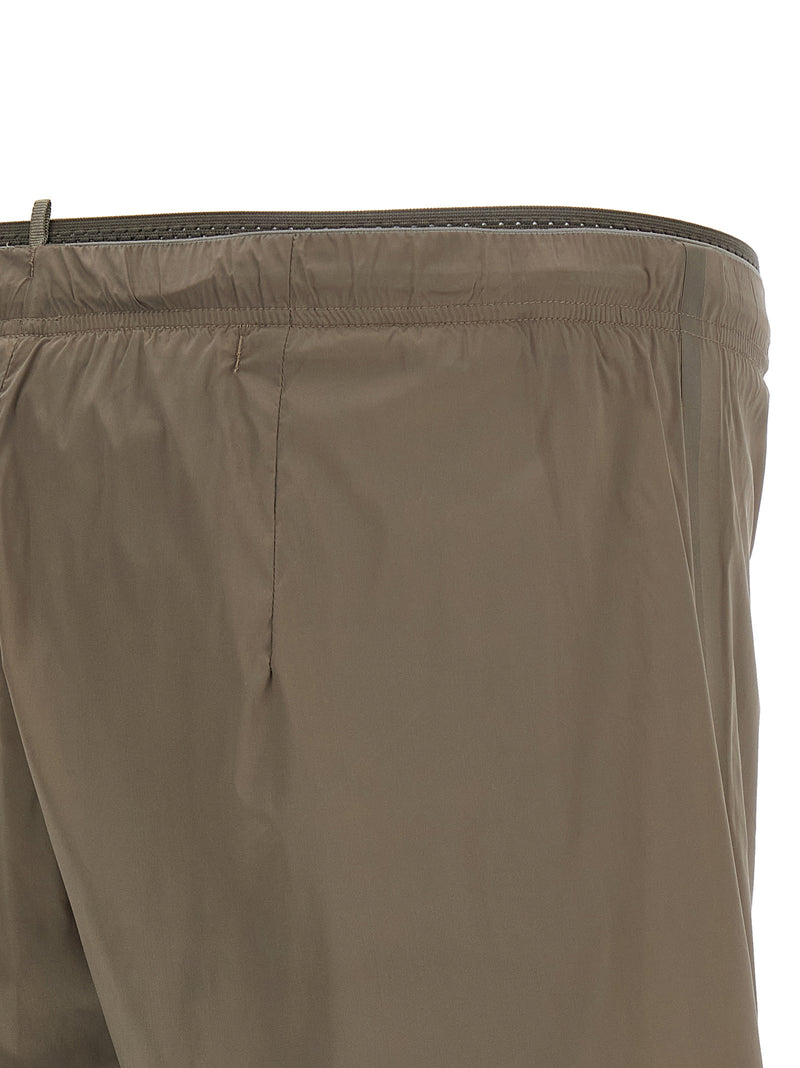 SATISFY Brown Nylon Bermuda Shorts