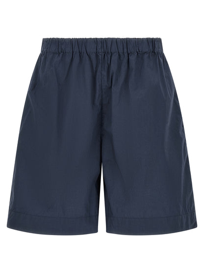 XACUS Blue Cotton Bermuda Shorts
