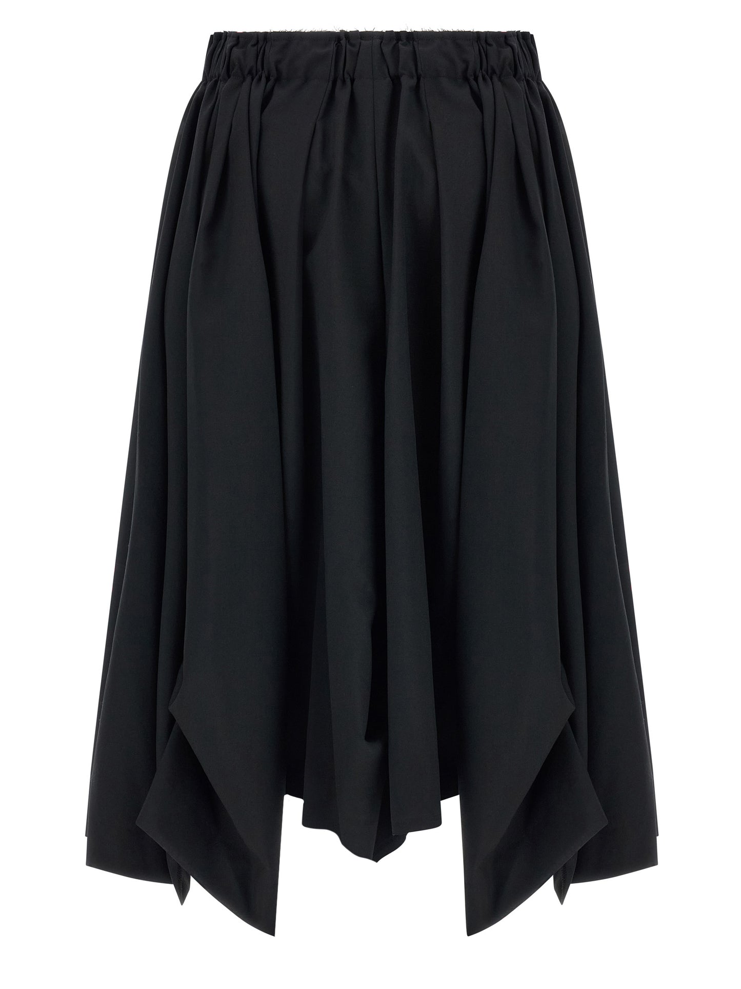 Comme Des Garçons Black Wool Bermuda Shorts