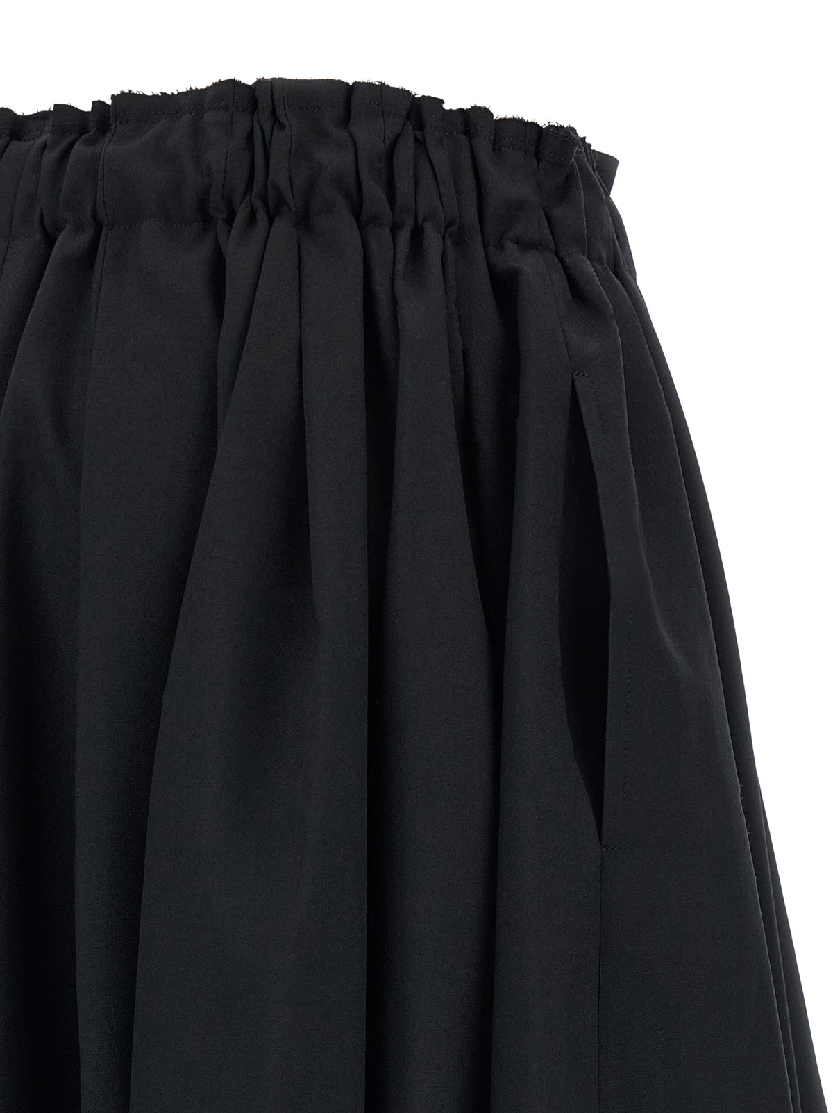 Shorts Bermudas Comme Des Garçons en Laine Noire