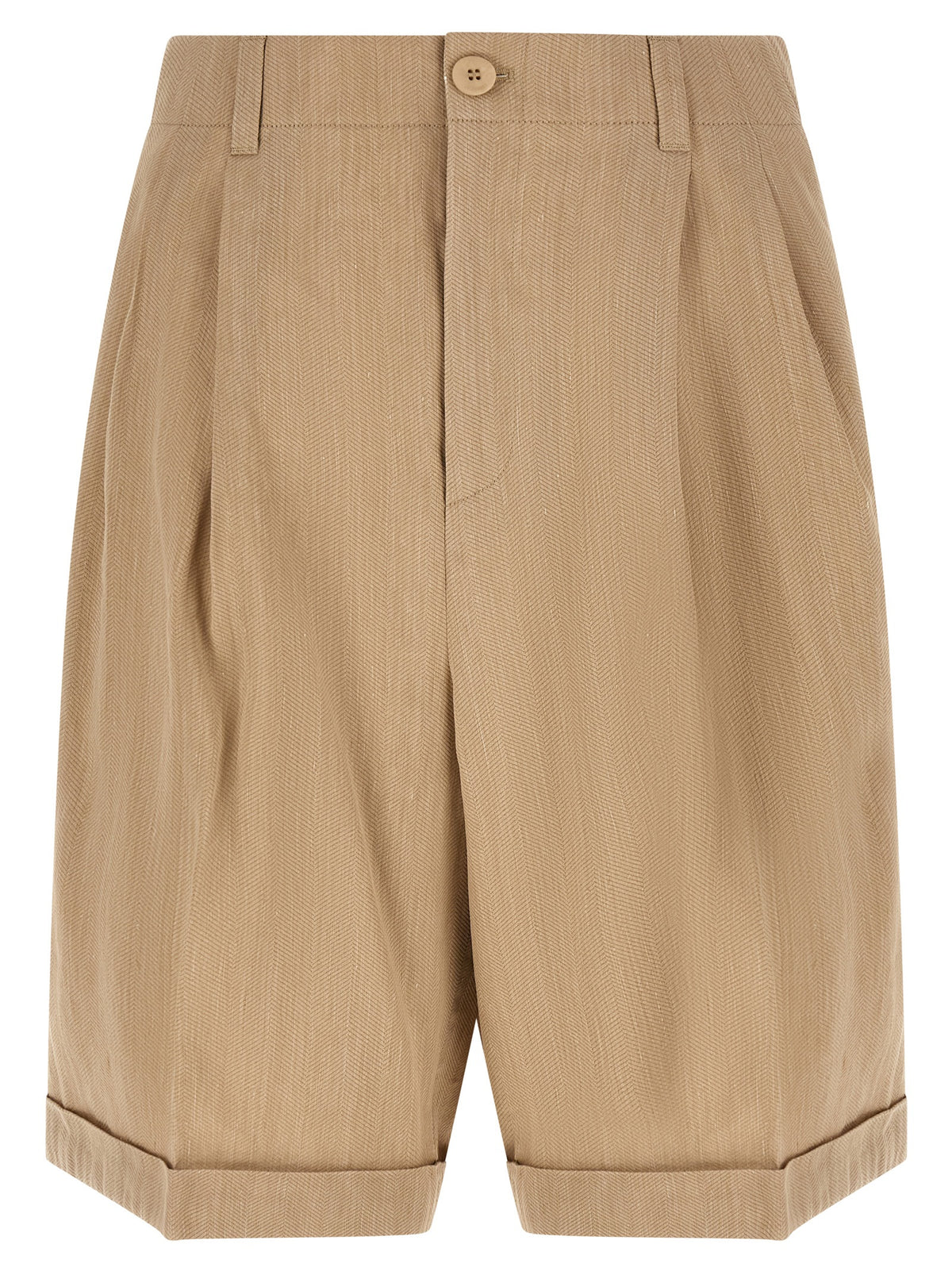 Short Bermuda en lin beige Jacquemus