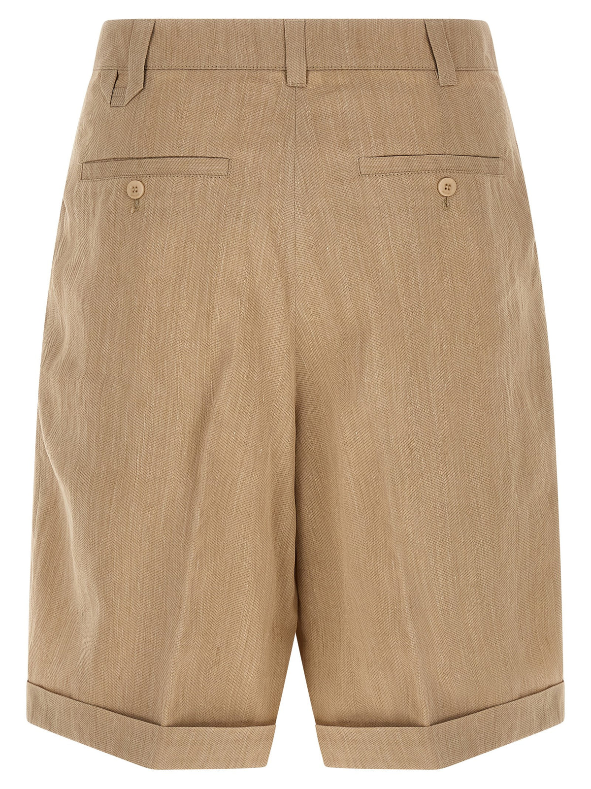 Short Bermuda en lin beige Jacquemus