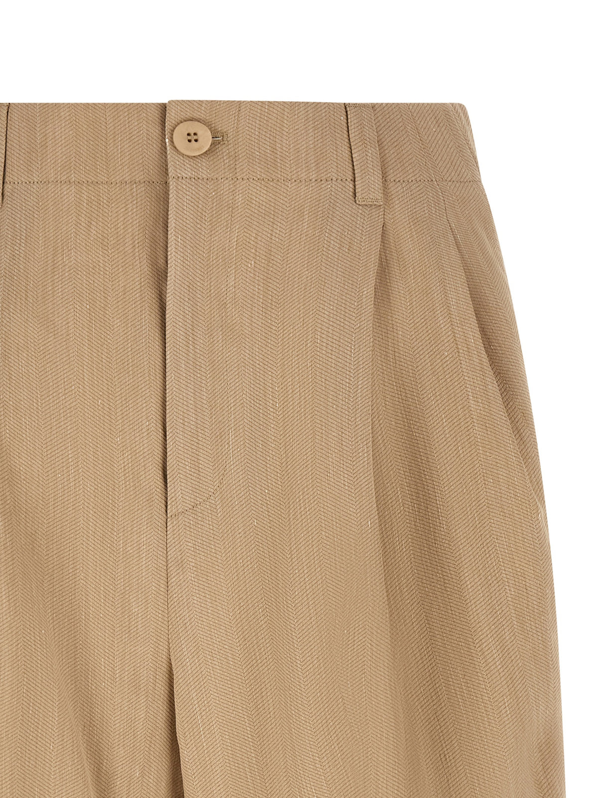 Short Bermuda en lin beige Jacquemus