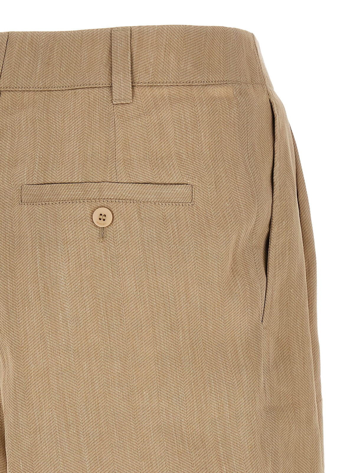 Short Bermuda en lin beige Jacquemus