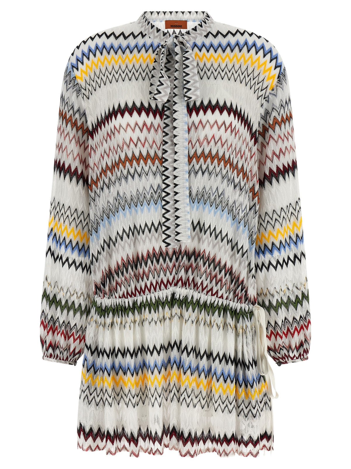 Missoni White Viscose Short Dress - Chic Elegance for Every Occasion
