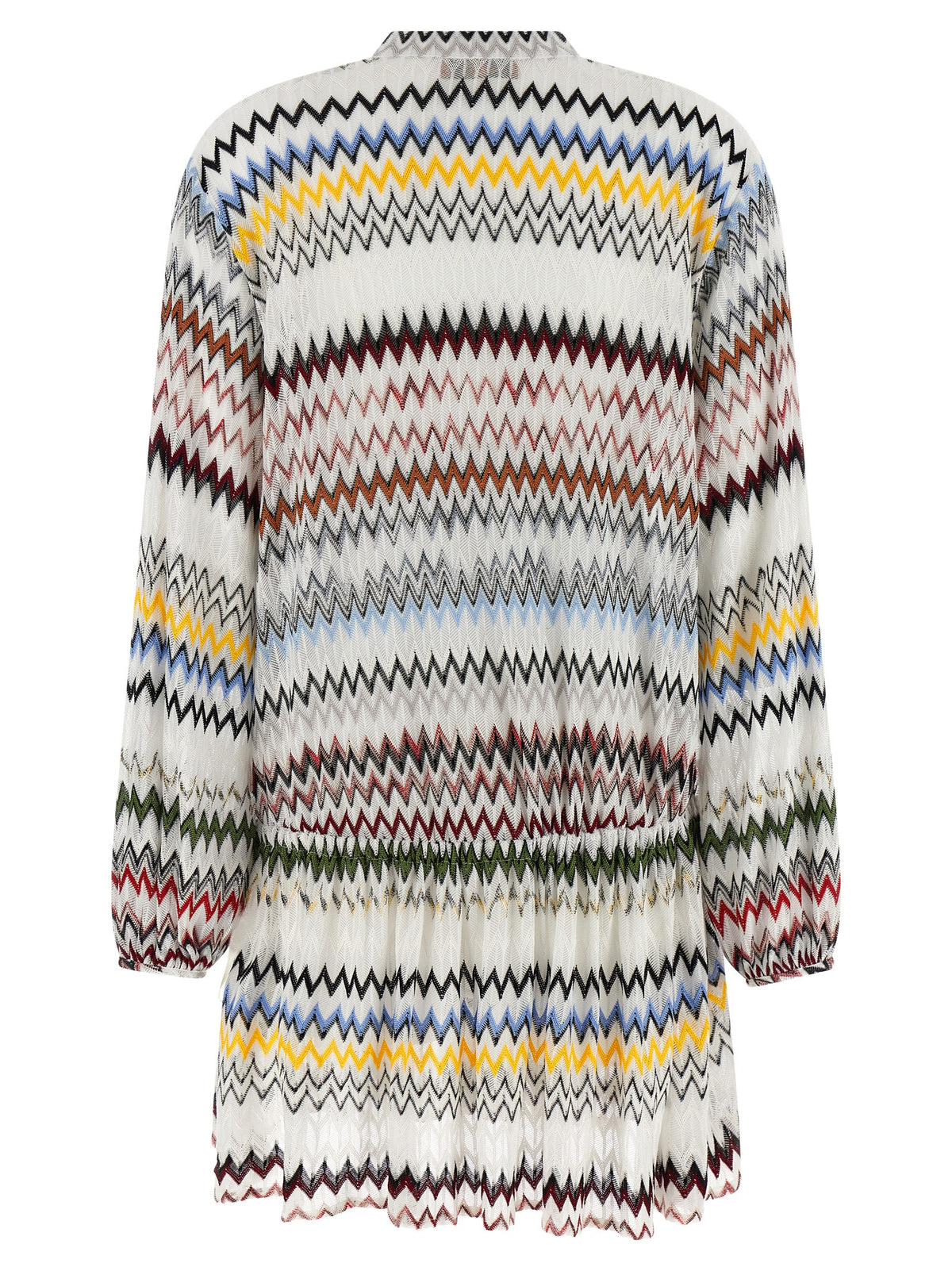 Missoni White Viscose Short Dress - Chic Elegance for Every Occasion